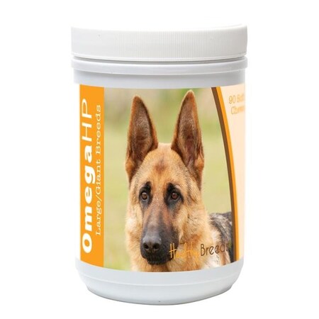 Healthy Breeds Healthy Breeds 840235108214 German Shepherd Omega HP Fatty Acid Skin & Coat Support Soft Chews; 90 Count 840235108214